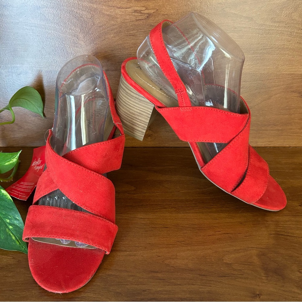 ❤️DEXFLEX Comfort • Open Toe Block Heel Sandals